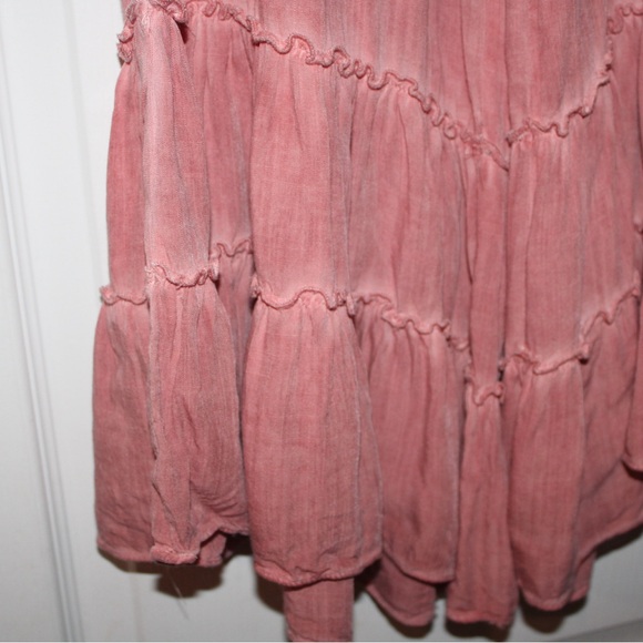 Umgee Coral Ruffled Tiered Pants - Picture 6 of 6